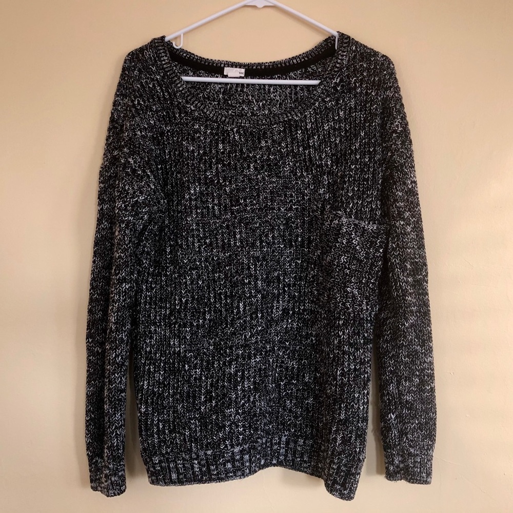 Garage - Black & White Sweater